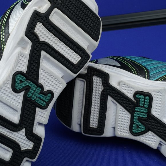 FILA Cool Max Women's 6 M Aqua Black Athletic Running Shoes DLS Foam - Picture 3 of 16